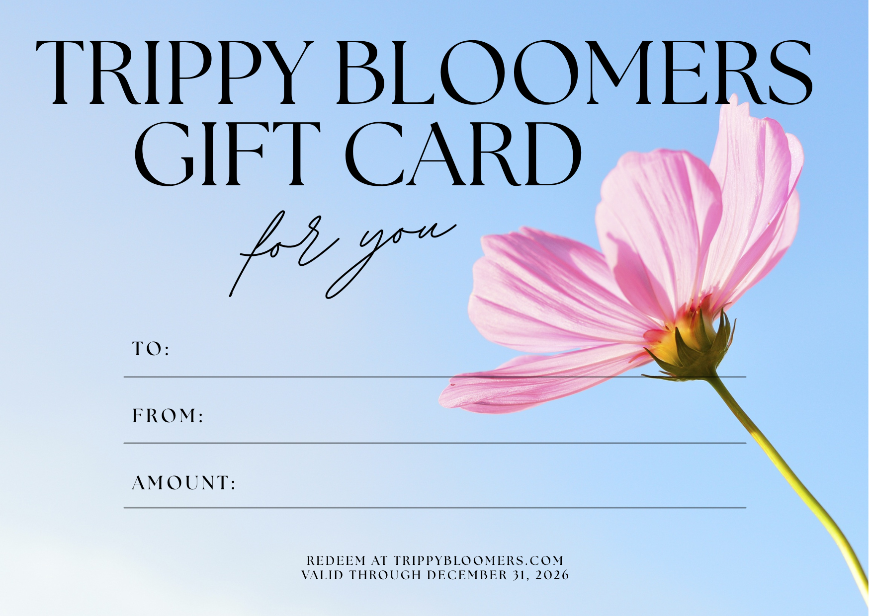 Trippy Bloomers Gift Card